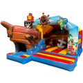 Combo Midi 3D Pirate Boat With Obstacles Château Gonflable 