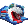 Château Gonflable Midi 3D Shark With Obstacles