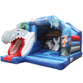 Combo Midi 3D Shark With Obstacles Château Gonflable