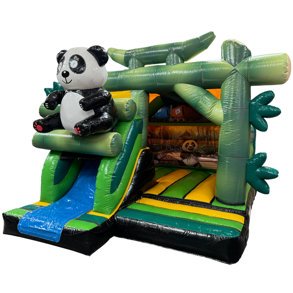 Combo midi 3d Panda château gonflable