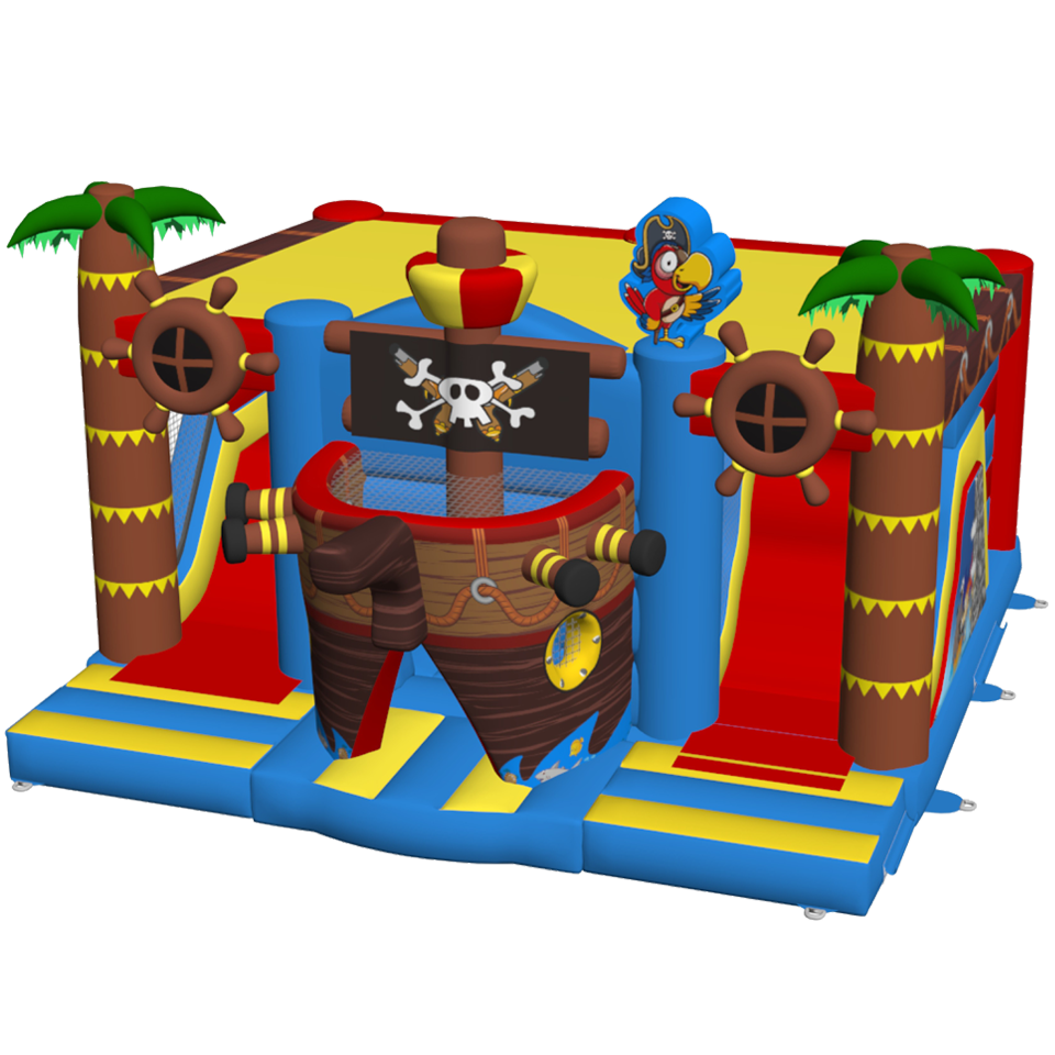 MULTIPLAY MAXI 2 TOBOGGANS BATEAU PIRATE