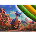 Toboggan Maxi Dinosaure